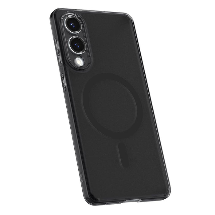 Spigen Ultra Hybrid Mag Case с MagSafe за Samsung Galaxy S25 Edge - черен полупрозрачен