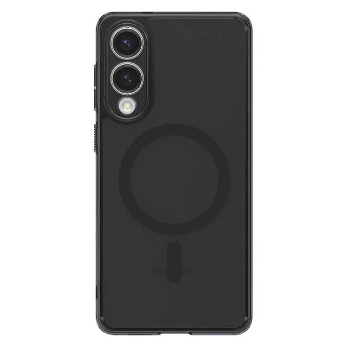 Spigen Ultra Hybrid Mag Case с MagSafe за Samsung Galaxy S25 Edge - черен полупрозрачен