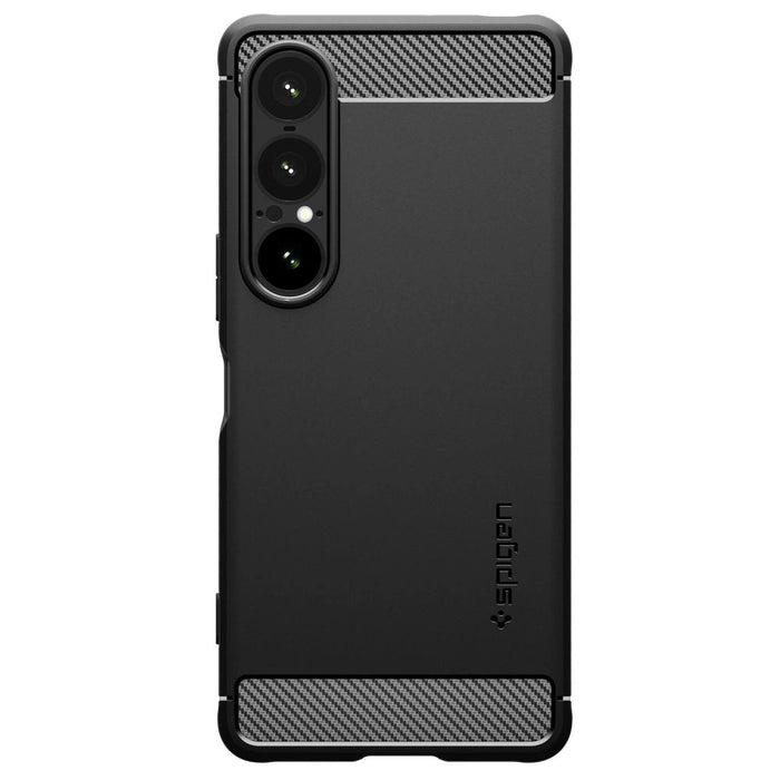 Spigen Rugged Armor Case за Sony Xperia 1 VII - черен мат