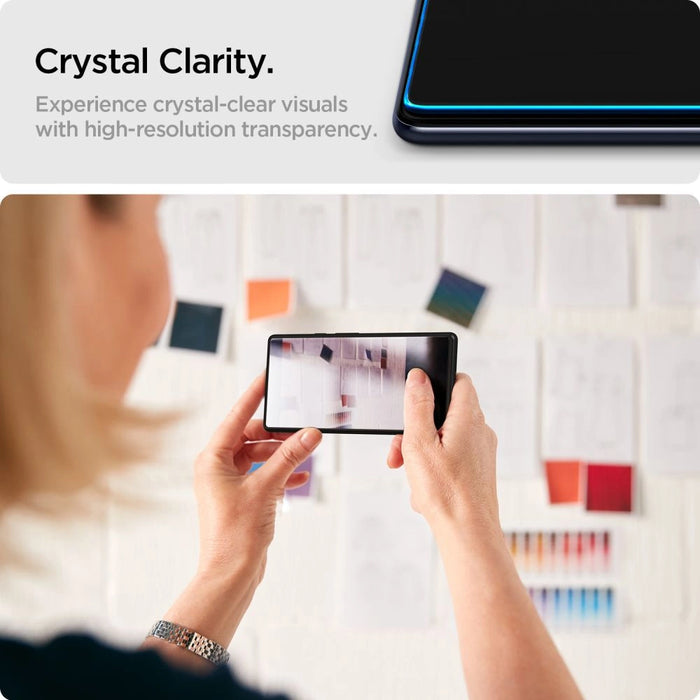 Spigen Glas.tR Slim 2-pack Tempered Glass за Samsung Galaxy Xcover 7 / 7 Pro - прозрачен