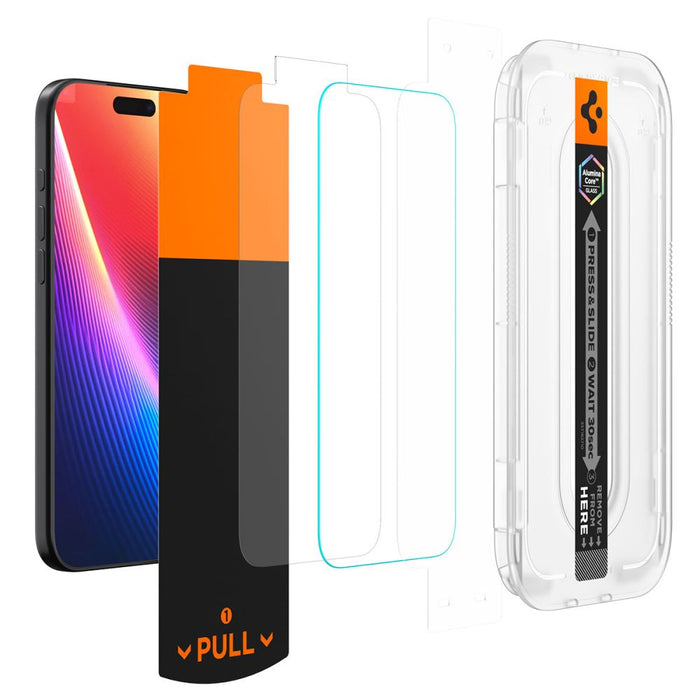 Spigen Glas.TR EZ Fit Pro Privacy Glass за iPhone 16 Pro / 17 / 17 Pro