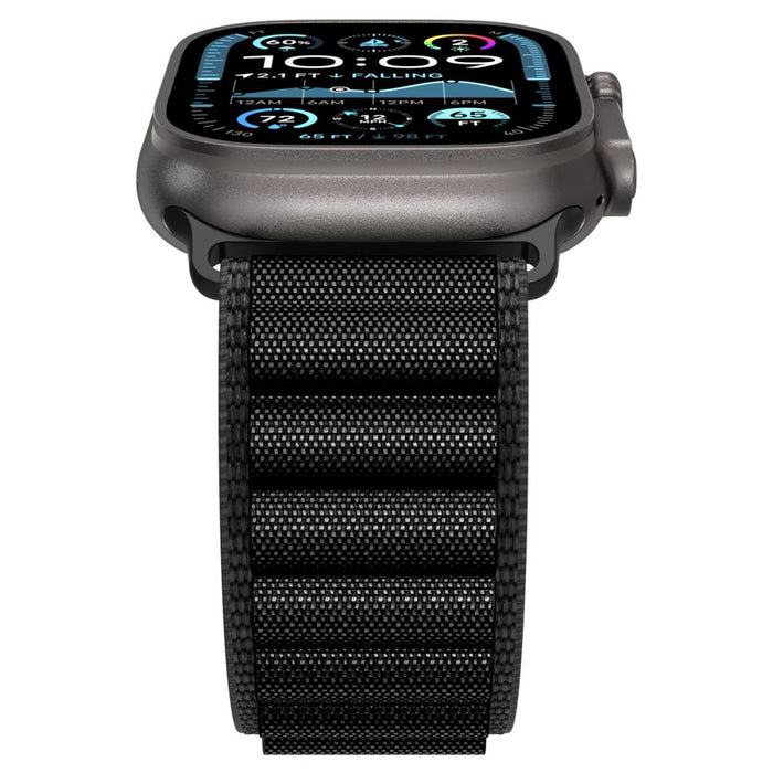 Каишка Spigen WBF1 Каишка за Apple Watch 44 / 45 / 46 / 49 mm - Черна