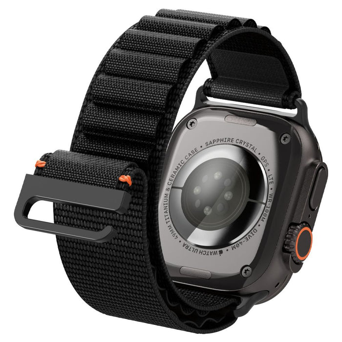 Каишка Spigen WBF1 Каишка за Apple Watch 44 / 45 / 46 / 49 mm - Черна