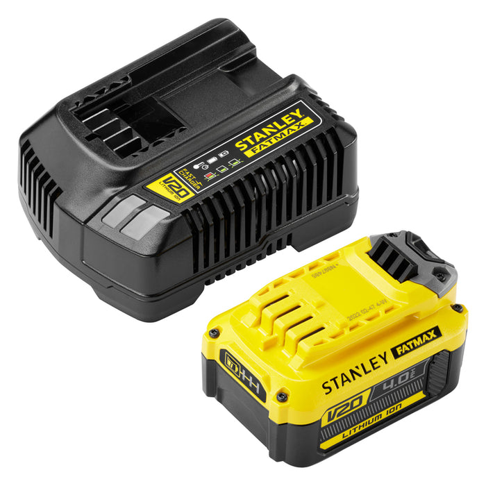 АКУМУЛАТОРНА БАТЕРИЯ И ЗАРЯДНО УСТРОЙСТВО 18 V 4 AH STANLEY SFMCB14M1-QW