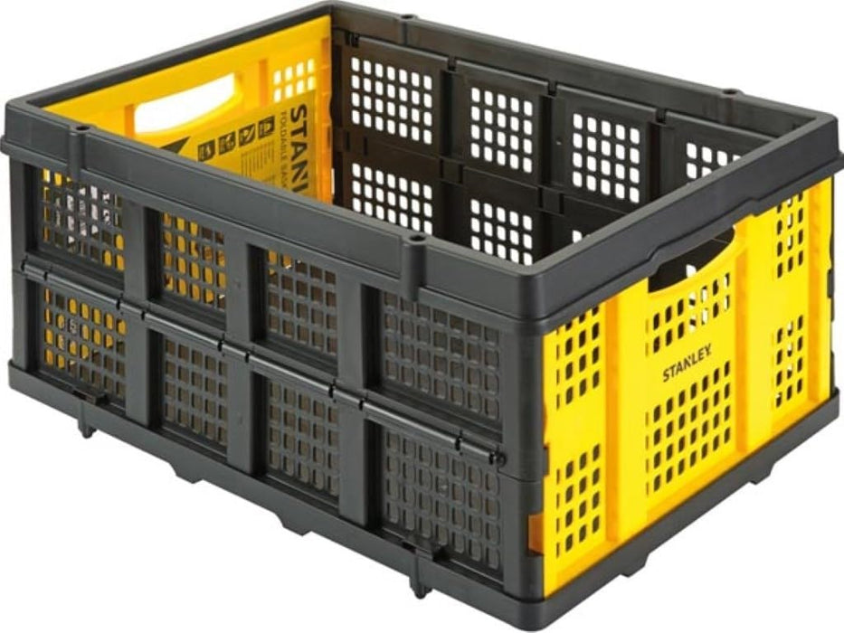 Stanley SXWT-FT505-SP 25kg Folding Basket Black, Yellow