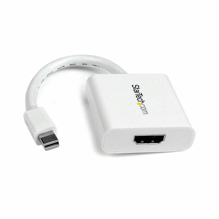 Адаптер за мини дисплей порт към HDMI Startech MDP2HDW              Бял
