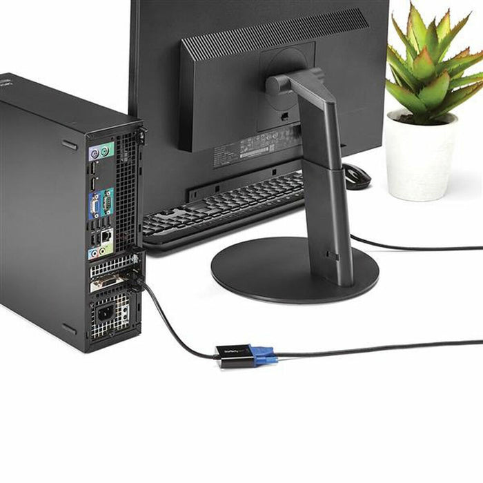 Адаптер за DisplayPort към VGA Startech DP2VGA3 Черен