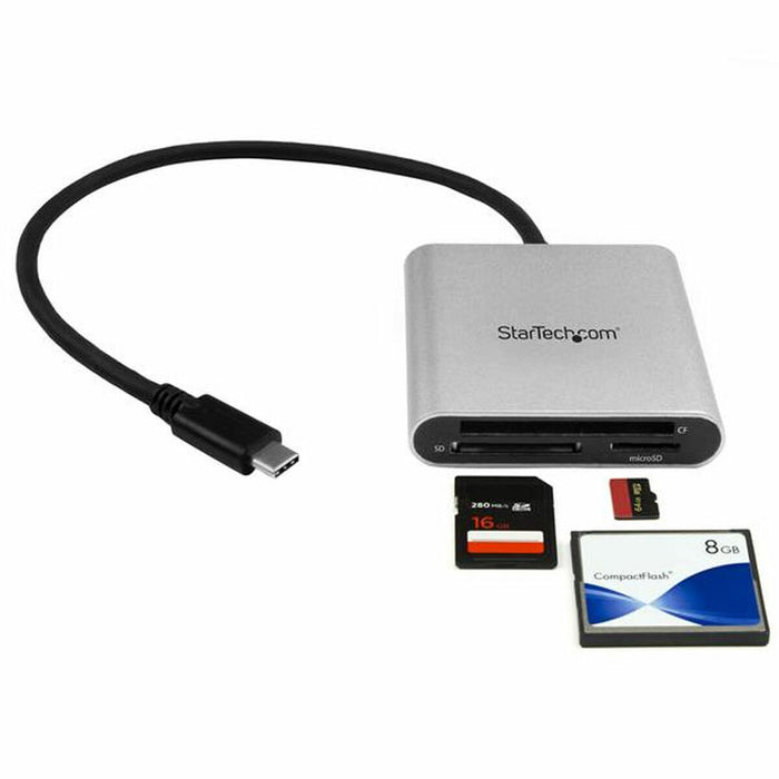 Четец за карти Startech FCREADU3C            Сребро