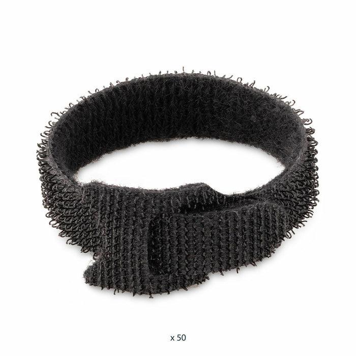 Кабелни връзки Startech B506I-HOOK-LOOP-TIES Черен Найлон 15 cm