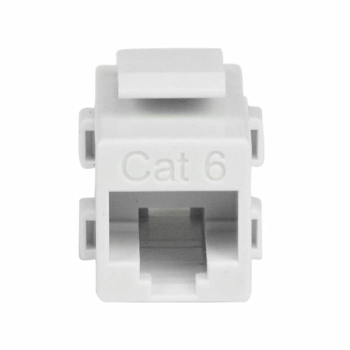 RJ45 Адаптер Startech C6KEYCOUPLWH RJ45 Бял