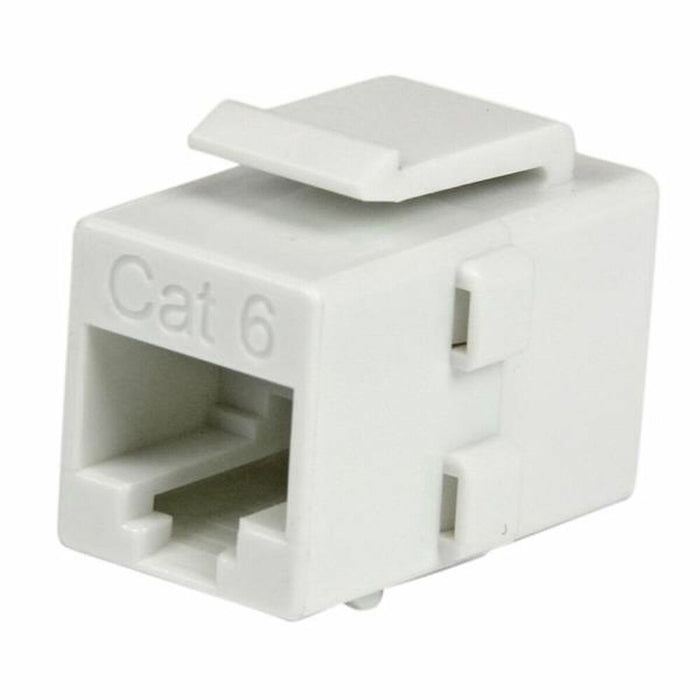 RJ45 Адаптер Startech C6KEYCOUPLWH RJ45 Бял