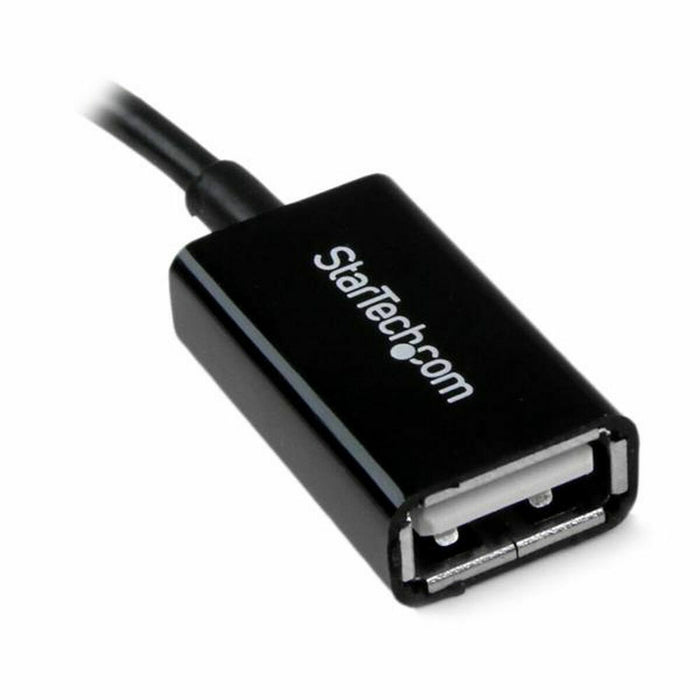 Кабел Micro USB Startech UUSBOTG              USB A Micro USB B Черен