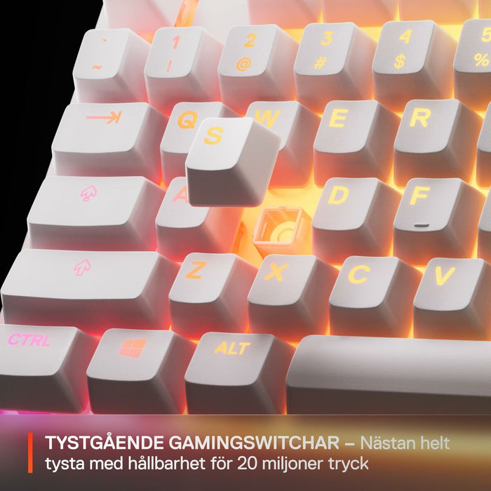Клавиатура SteelSeries 64819 Бял