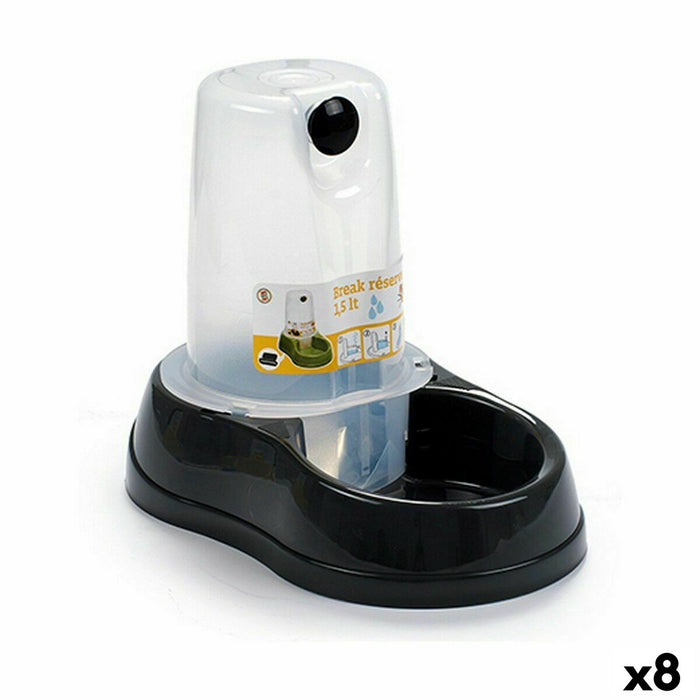 Поилка Stefanplast 04177 04177 Антрацит Прозрачна Пластмаса 1,5 L (8 броя)