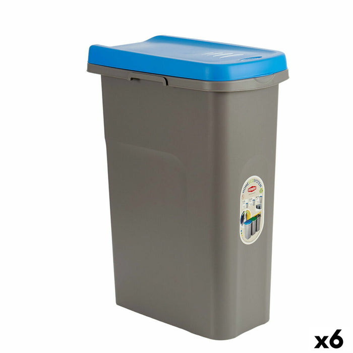 Кошче за боклук Stefanplast 70742 70742 Син Сив Пластмаса 25 L (6 броя)