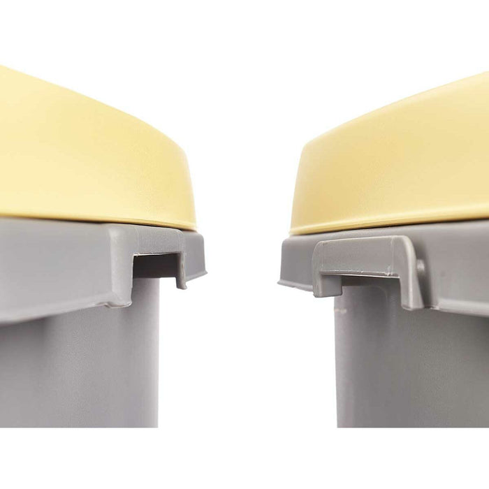 Кошче за боклук Stefanplast 70740 70740 Жълт Сив Пластмаса 25 L (6 броя)