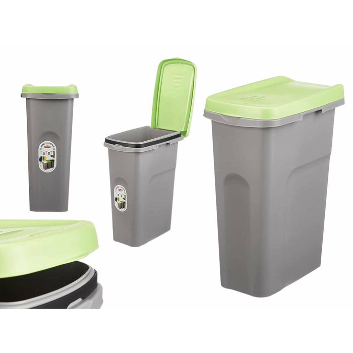 Кошче за боклук Stefanplast 70741 70741 Зелен Сив Пластмаса 25 L (6 броя)