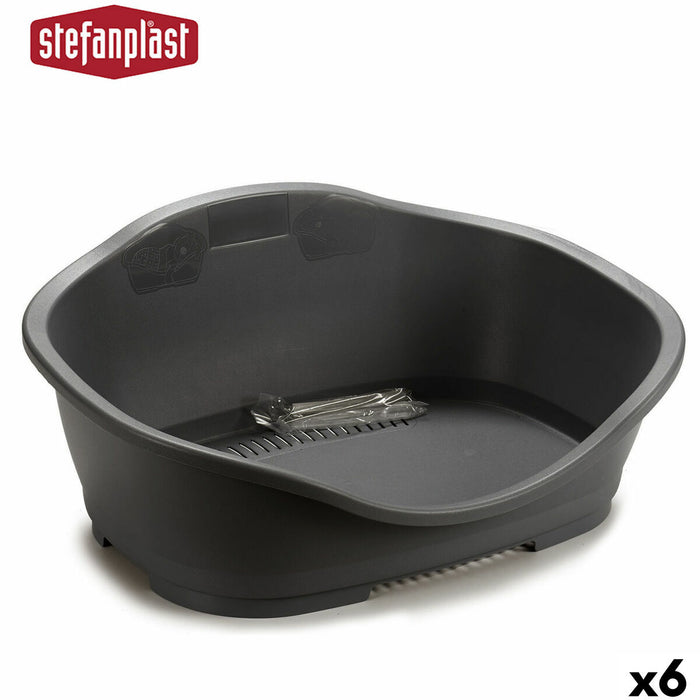 Легло за домашни любимци Stefanplast 97621 97621 Сив Пластмаса 68 x 27,5 x 49 cm 6 броя
