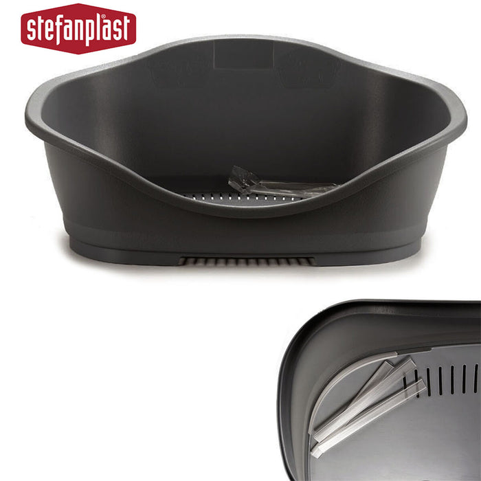 Легло за домашни любимци Stefanplast 97621 97621 Сив Пластмаса 68 x 27,5 x 49 cm 6 броя