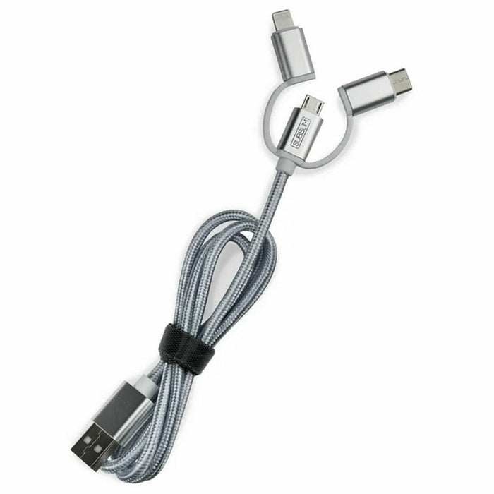 Универсално USB зарядно за кола + USB-C кабел Subblim SUB-CHG-4CC001
