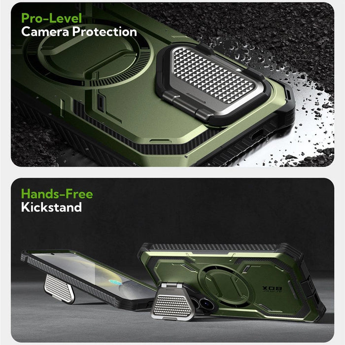 Supcase IBLSN Armorbox Mag Case за Samsung Galaxy S25 - маслина