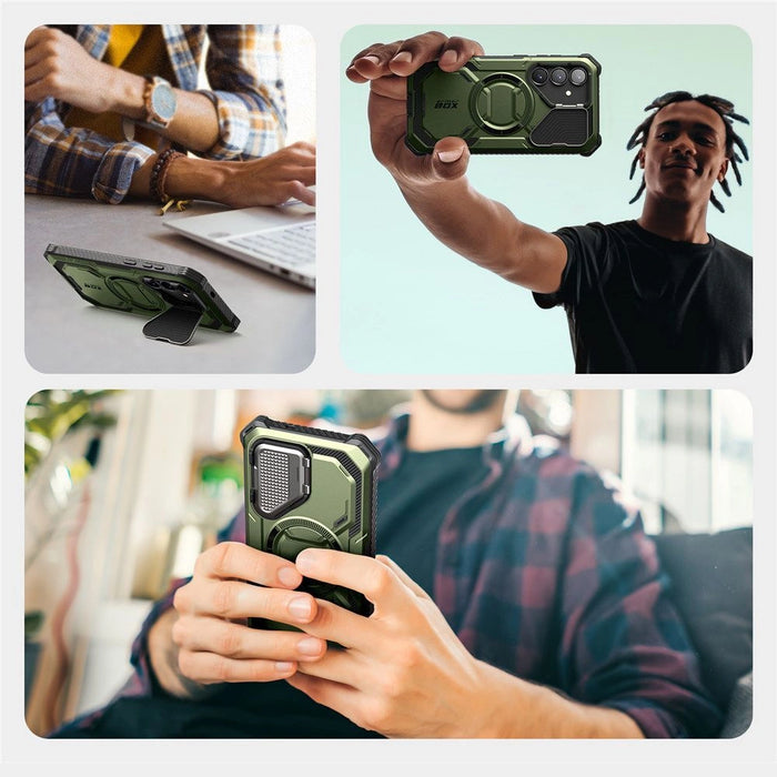 Supcase IBLSN Armorbox Mag Case за Samsung Galaxy S25 - маслина