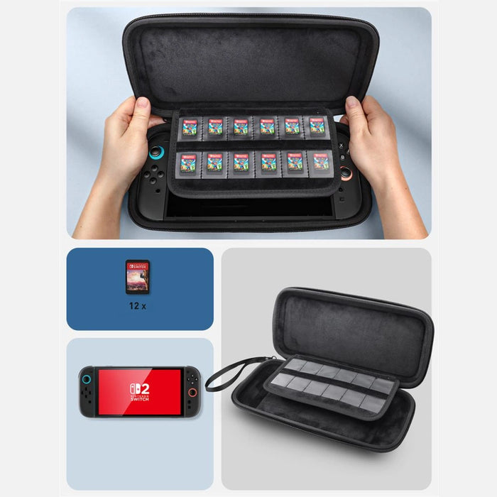 Supcase Carrying Mini за Nintendo Switch 2 - черен