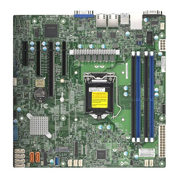 Дънна платка SUPERMICRO X12STL-F Intel Xeon E-2300 C252 LGA-1200 (Socket H5) micro ATX (MBD-X12STL-FO) Кутия