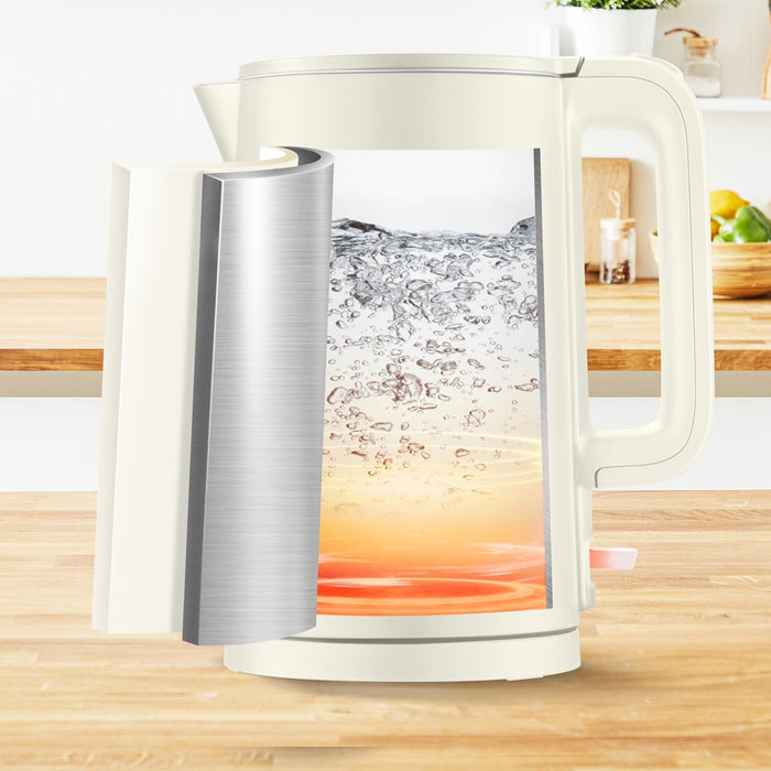Електрическа кана Tefal Thermo Protect KO140AE0 1.5 L 1500 W Бяла