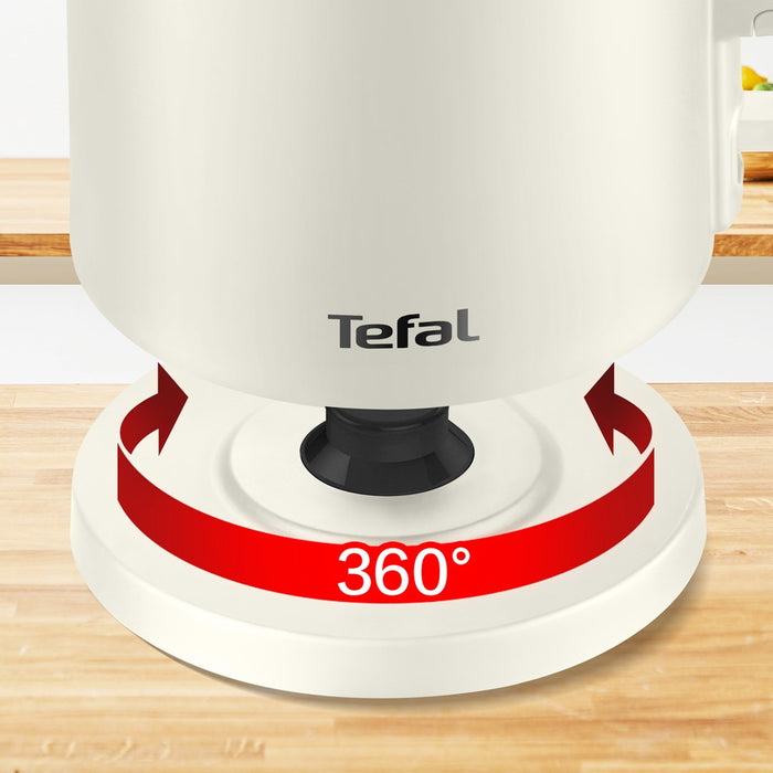 Електрическа кана Tefal Thermo Protect KO140AE0 1.5 L 1500 W Бяла