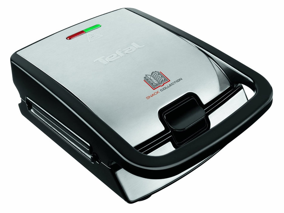 Tefal Snack Collection SW 852 D уред за сандвичи 700 W Черен, Неръждаема стомана