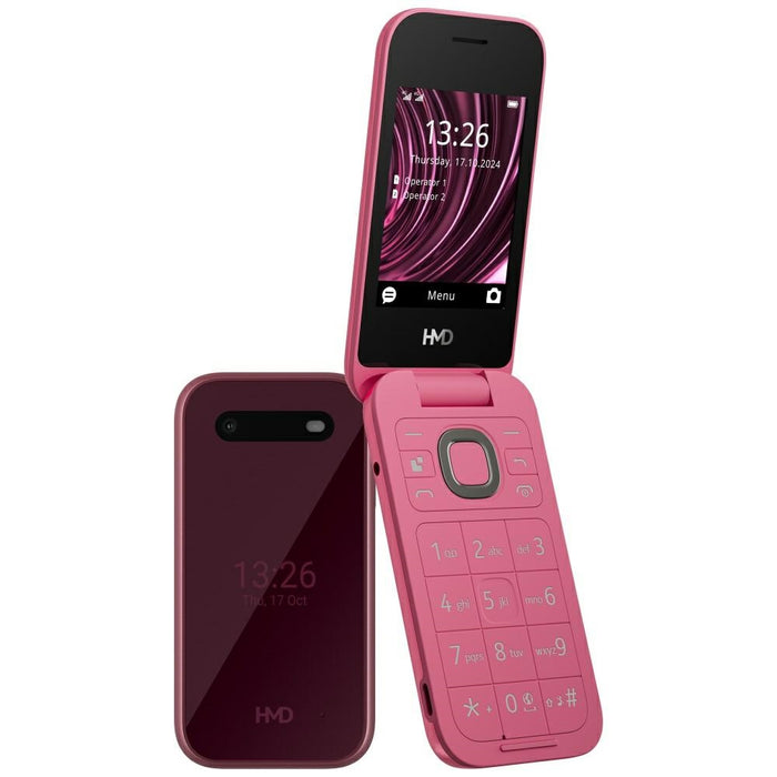 Телефон HMD 2660 Flip DS, червен