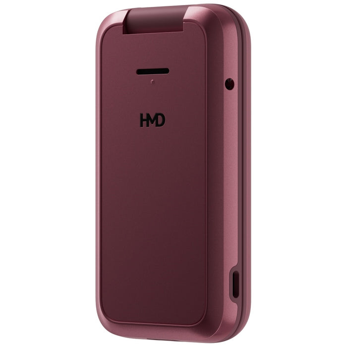 Телефон HMD 2660 Flip DS, червен