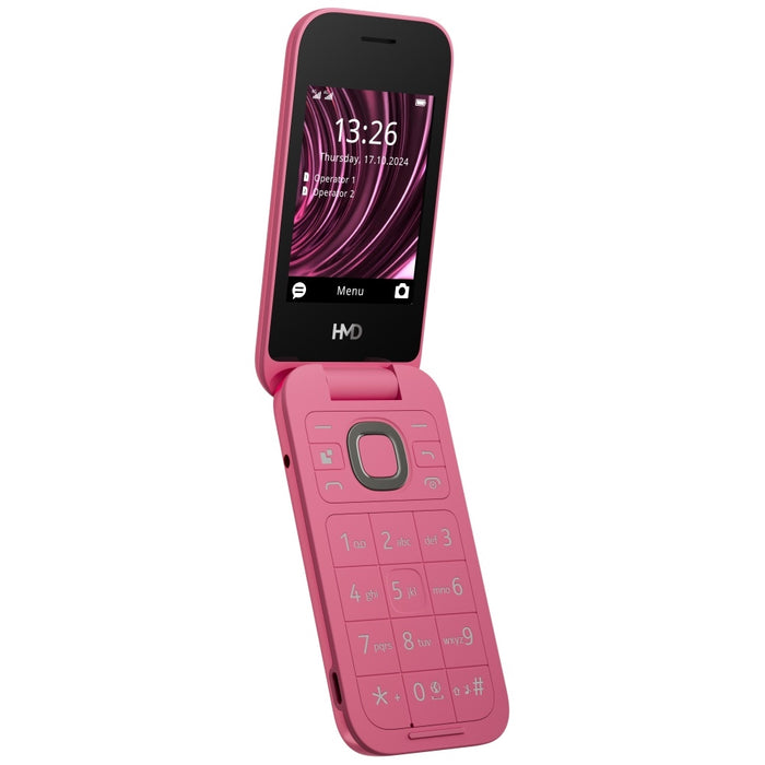 Телефон HMD 2660 Flip DS, червен