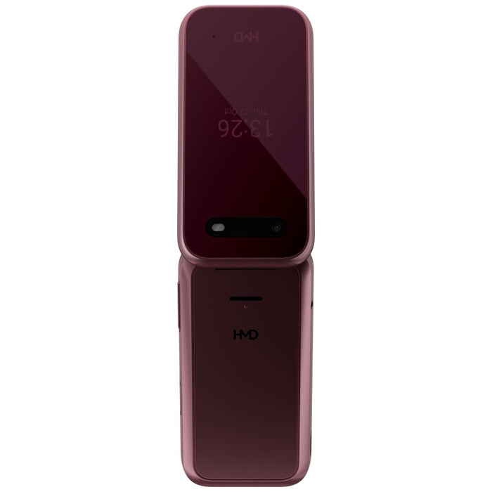 Телефон HMD 2660 Flip DS, червен