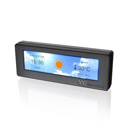 Комплект LCD панел Thermaltake Черен (3,9" LCD R2 панел за Ceres 330 / Tower 300 Series)