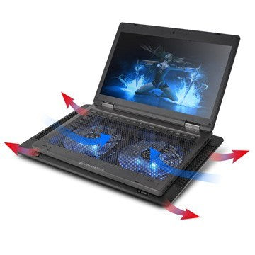 Охлаждаща подложка за лаптоп Thermaltake Massive 14² 43,2 см (17") Черна