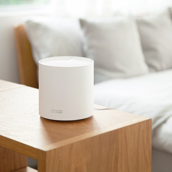 TP-Link Deco X50 Двубандов (2,4 GHz/5 GHz) Wi-Fi 6 (802.11ax) Бял вътрешен