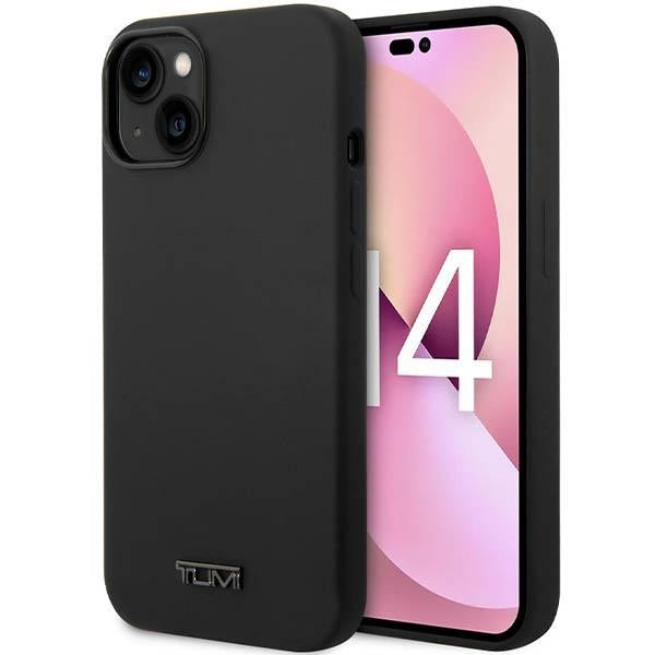 Твърд силиконов калъф Tumi TUHCP14SSK Liquid Silicone за iPhone 14/15 6,1", черен