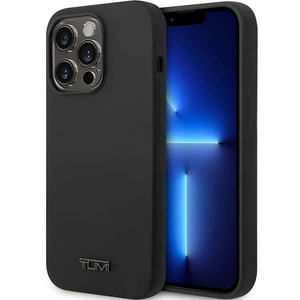 Твърд силиконов калъф Tumi TUHCP14LSK за iPhone 14 Pro 6,1", черен