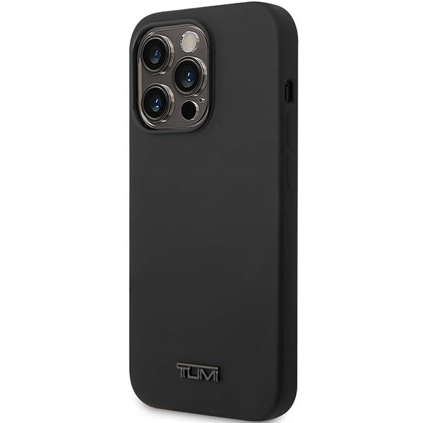 Твърд силиконов калъф Tumi TUHCP14LSK за iPhone 14 Pro 6,1", черен