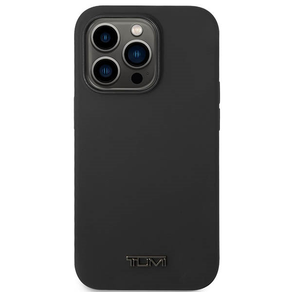 Твърд силиконов калъф Tumi TUHCP14LSK за iPhone 14 Pro 6,1", черен