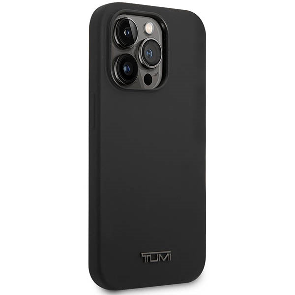 Твърд силиконов калъф Tumi TUHCP14LSK за iPhone 14 Pro 6,1", черен