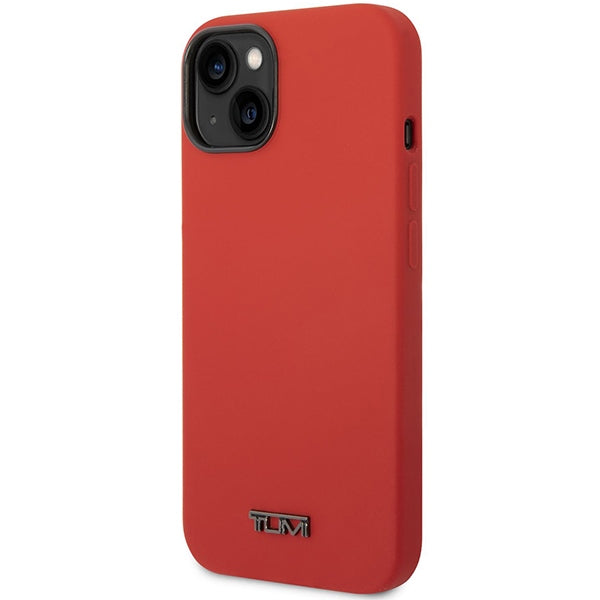 Твърд калъф Tumi TUHCP14SSR Liquid Silicone за iPhone 14 / 15 / 136,1", червен