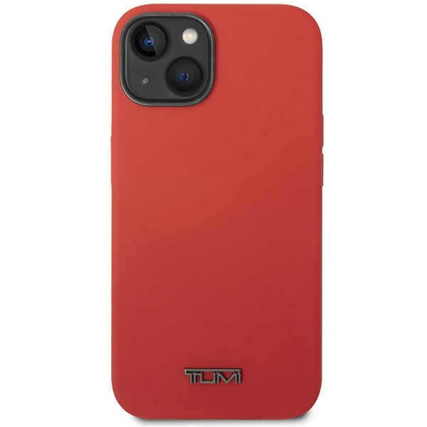Твърд калъф Tumi TUHCP14SSR Liquid Silicone за iPhone 14 / 15 / 136,1", червен