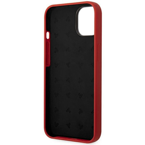 Твърд калъф Tumi TUHCP14SSR Liquid Silicone за iPhone 14 / 15 / 136,1", червен