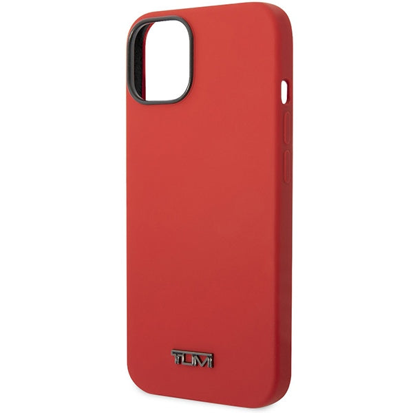 Твърд калъф Tumi TUHCP14MSR Liquid Silicone за iPhone 14 Plus / 15 Plus 6,7", червен