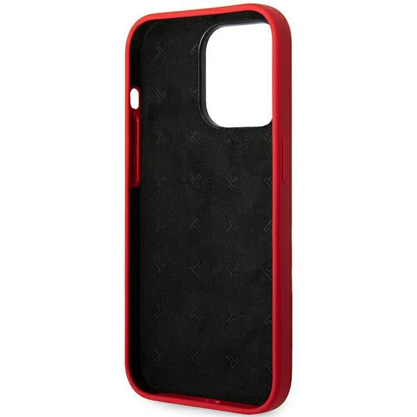 Твърд силиконов калъф Tumi TUHCP14XSR Liquid Silicone за iPhone 14 Pro Max 6,7", червен
