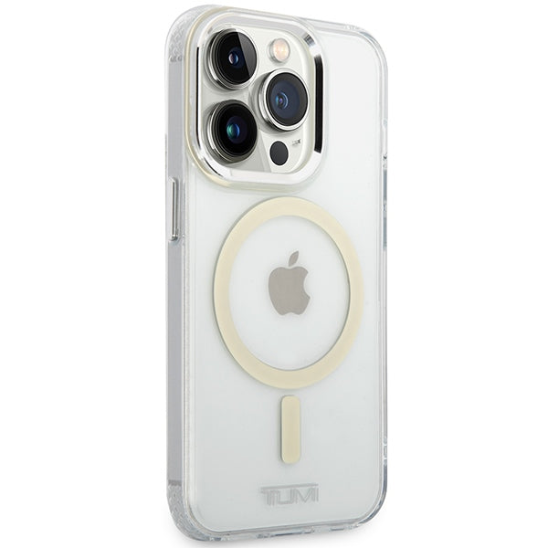 Твърд калъф Tumi TUHMP14LUTT MagSafe за iPhone 14 Pro 6,1", прозрачен
