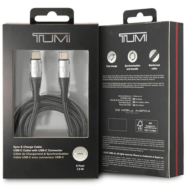 TUMI TUCCSUSBC кабел за зареждане USB-C, черен